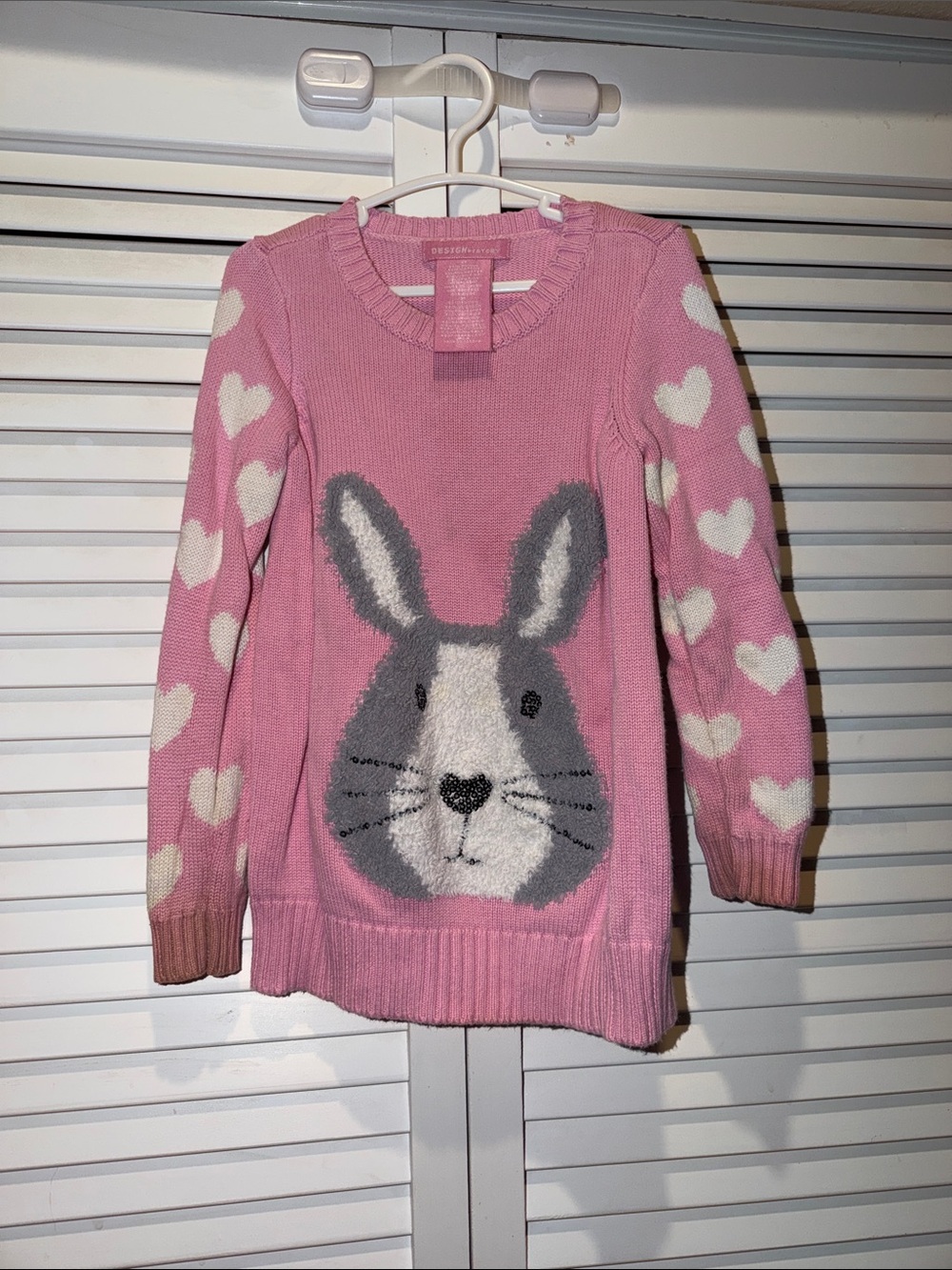 Design History Pink Knit Sweater Top